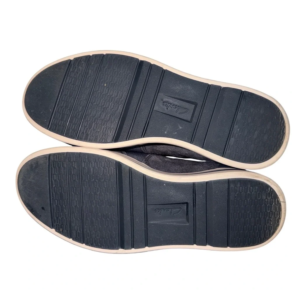 Clarks Cloud-steppers Audreigh Eve 7.5‎ M  Blue Slip On Platform Sneakers